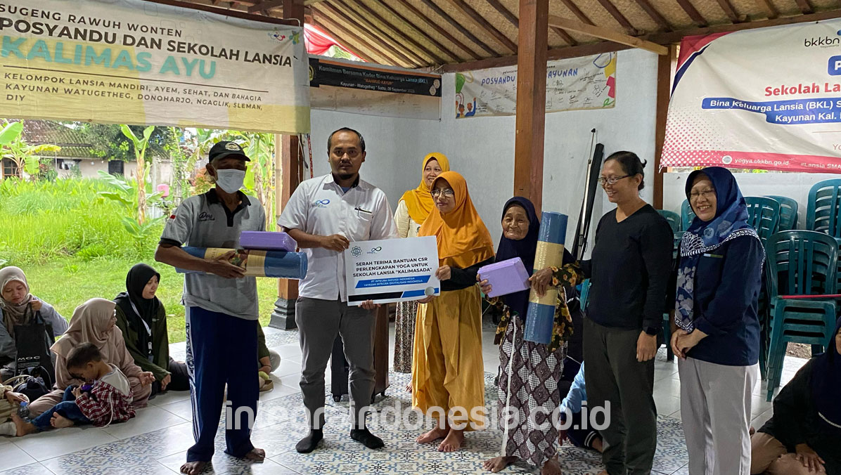 Wujud CSR, PT Integra Inovasi Indonesia Bantu Sekolah Lansia Kalimasada